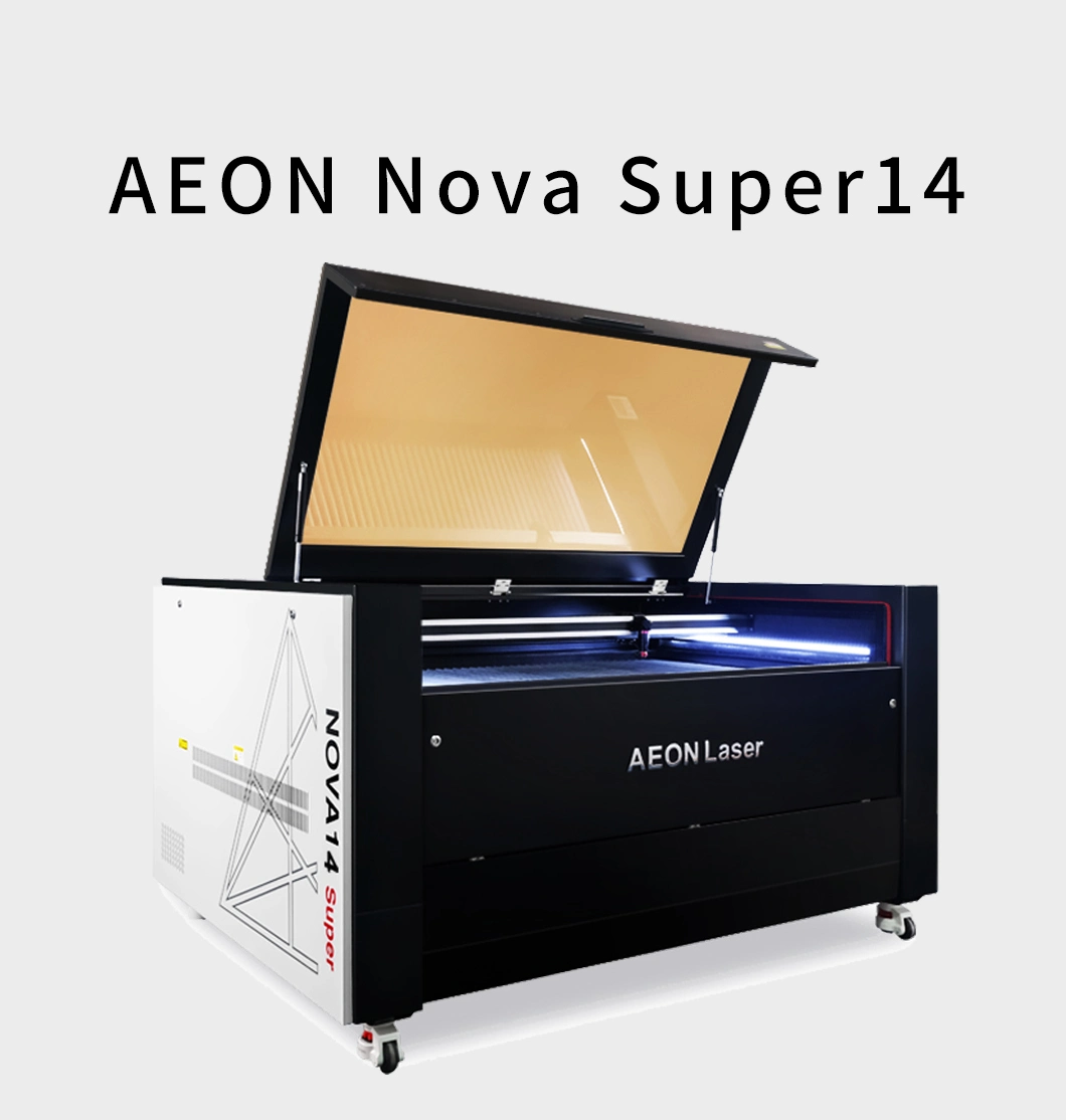 Aeon 63" X 39" 1490 9014 CNC Fiber Laser with Ruida Control Lightburn Software Compatible with Windows, Mac Osx, Linux 100W 130W 150W RF30W/60W