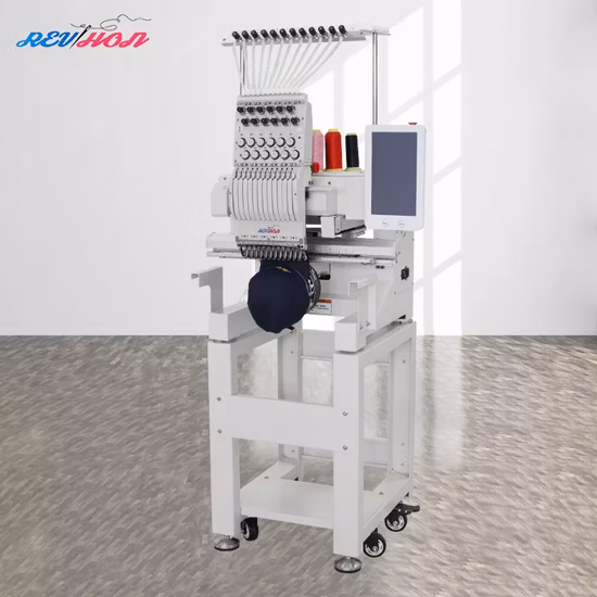 Petite machine à broder à tête unique Dahao Computer Machine à broder 3D Hat Shirts