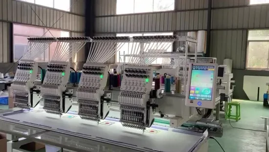 Chine usine 4 tête utilisée Zsk Tajima prix de la machine à broder similaire fabriqué en Chine de haute qualité/machine à coudre/machine à broder informatisée