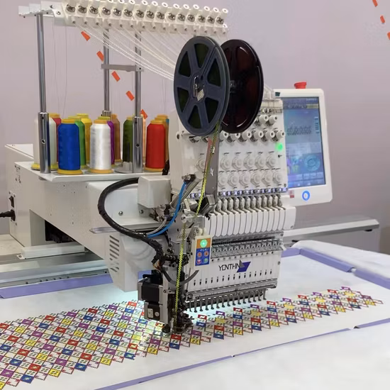 Machine à broder à tête unique avec zone de broderie 500*1200